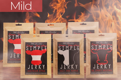 Jerky Semplice - Scatola Delicata (6 x 50g) (Sconti per quantità)